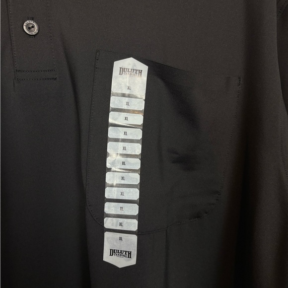 NWT DULUTH TRADING PRESSURE COOKER POLO WITH POCKET BLACK SIZE XL - Picture 2 of 7